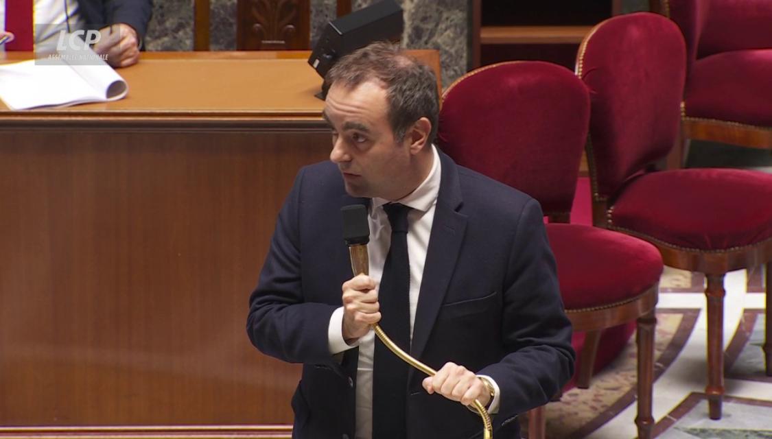 Sébastien Lecornu à l'Assemblée nationale, le 3 décembre 2025.