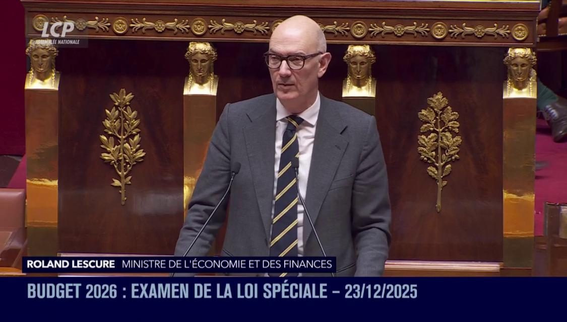 Roland Lescure, le 23 décembre 2025.