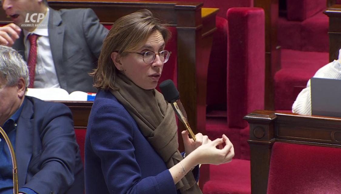 Amélie de Montchalin dans l'hémicycle de l'Assemblée nationale, le 15 janvier 2026