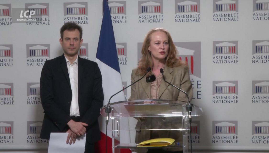 Paul Vannier et Violette Spillebout le 28 janvier 2026