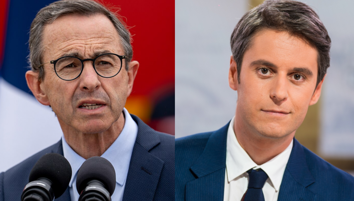 Bruno Retailleau et Gabriel Attal