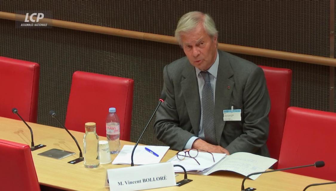 Vincent Bolloré, le 24 mars 2026 (© LCP)