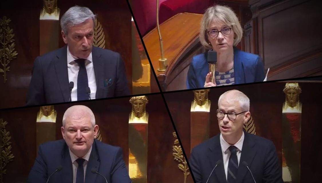 Philippe Vigier, Véronique Louwagie, Olivier Falorni, Franck Riester