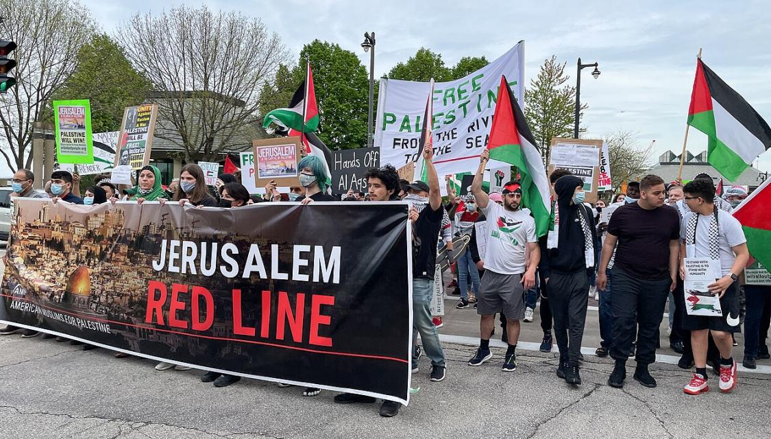 Une marche pour la Palestine (illustration / © Wikimedia)