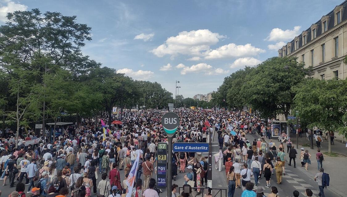 Manifestation du 1er-mai à Paris, en 2025 (© Wikimedia)