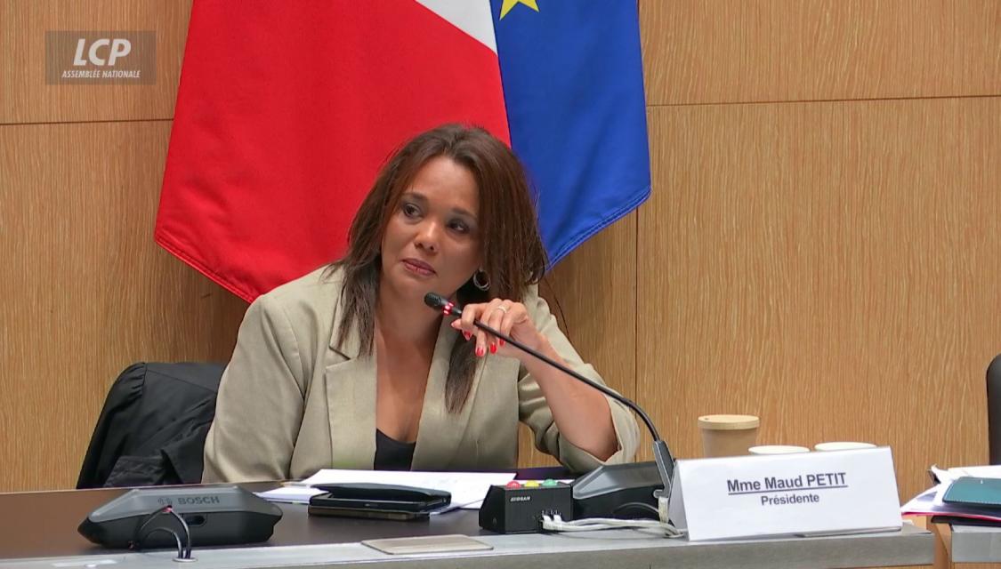 Maud Petit à l'Assemblée nationale, le 21 mai 2026