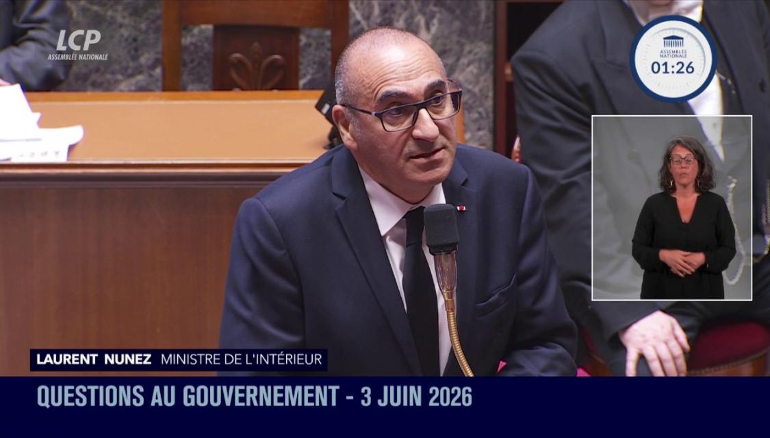 Laurent Nunez, le 3 juin 2026.