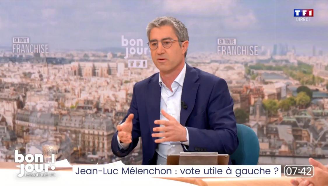 François Ruffin, ce 9 juin 2026. (Capture d'écran TF1)