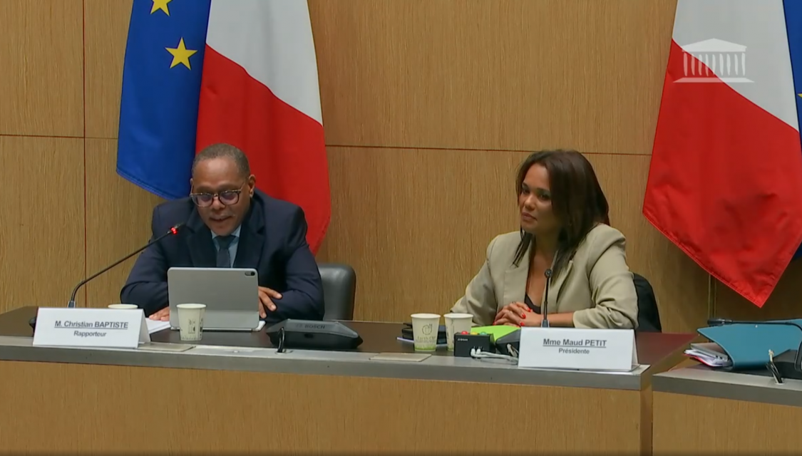 Christian Baptiste et Maud Petit, le 21 mai 2026.
