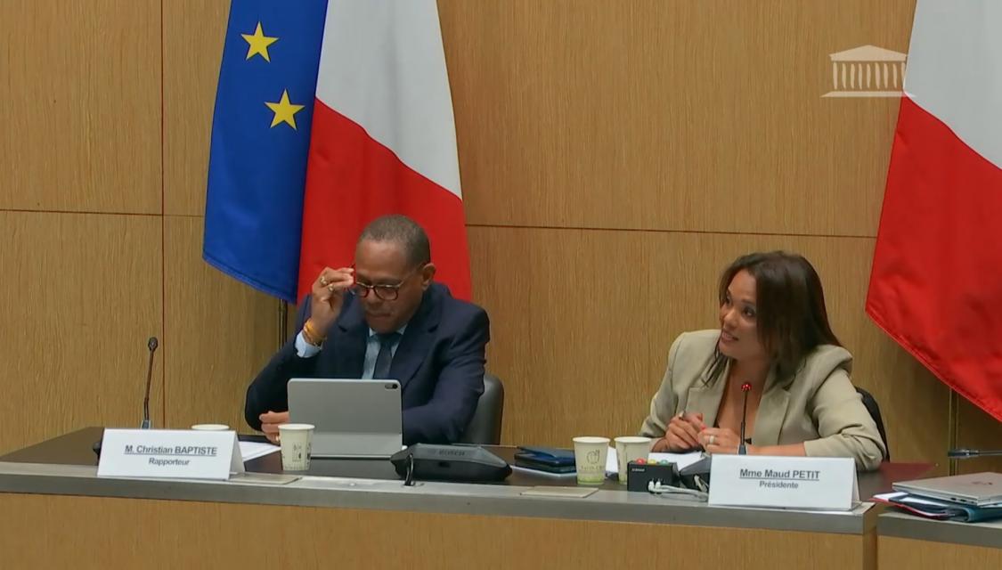 Christian Baptiste et Maud Petit, le 21 mai 2026.