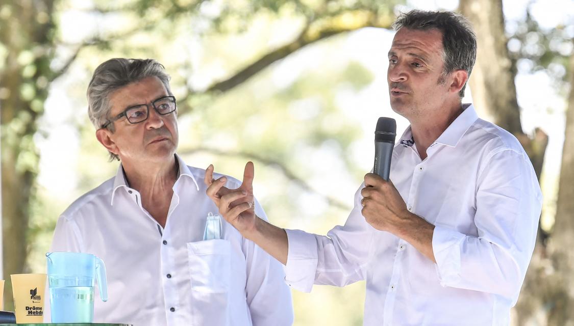Jean-Luc Mélenchon et Eric Piolle en juillet 2020