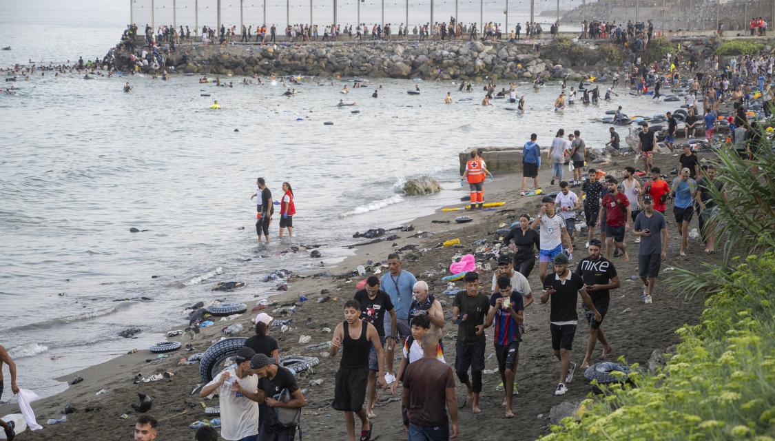 L'enclave espagnole de Ceuta le 30 juillet 2026