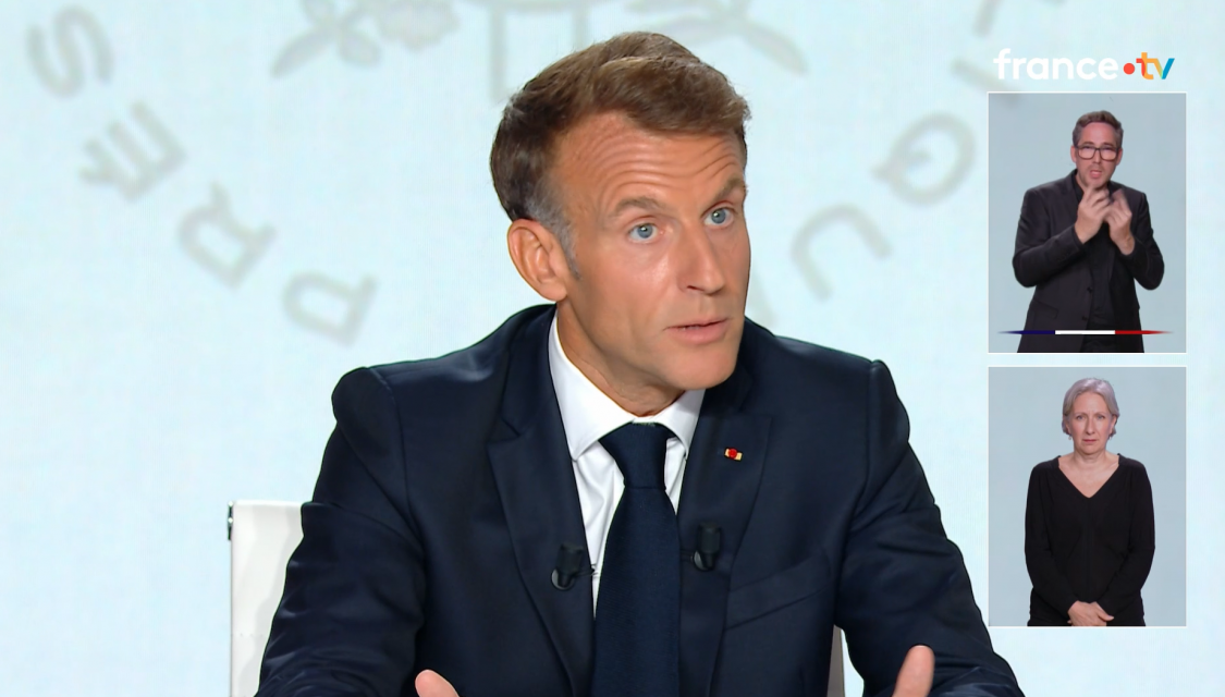 Emmanuel Macron, le jeudi 24 septembre 2026