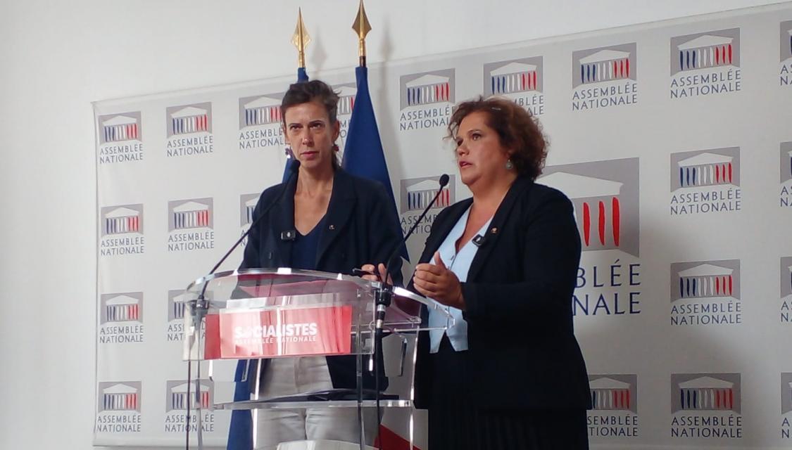 Sandrine Runel et Estelle Mercier à l'Assemblée nationale - 16 septembre 2026