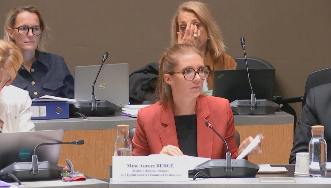 La ministre Aurore Bergé, le 16 septembre 2026