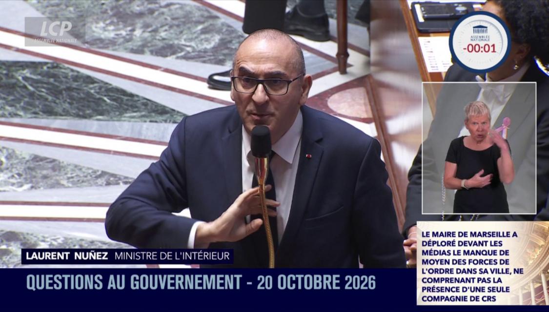 Laurent Nunez, le 20 octobre 2026