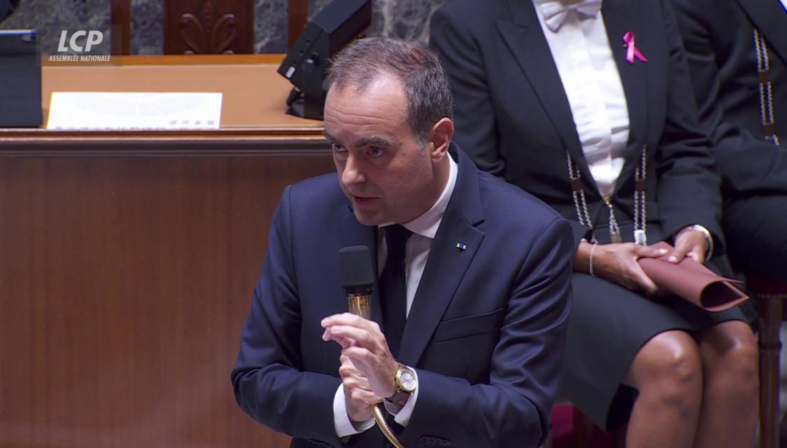 Sébastien Lecornu lors des QAG, le 6 octobre 2026