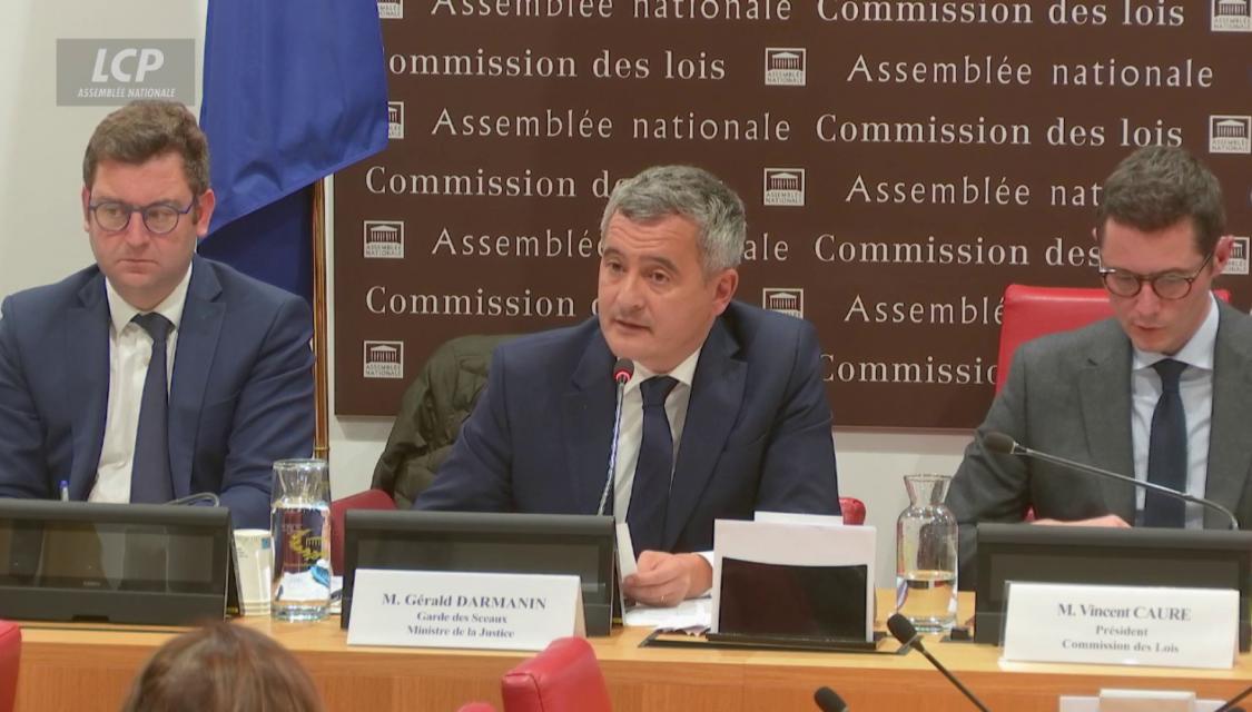 Gérald Darmanin à l'Assemblée nationale, le 19 octobre 2026