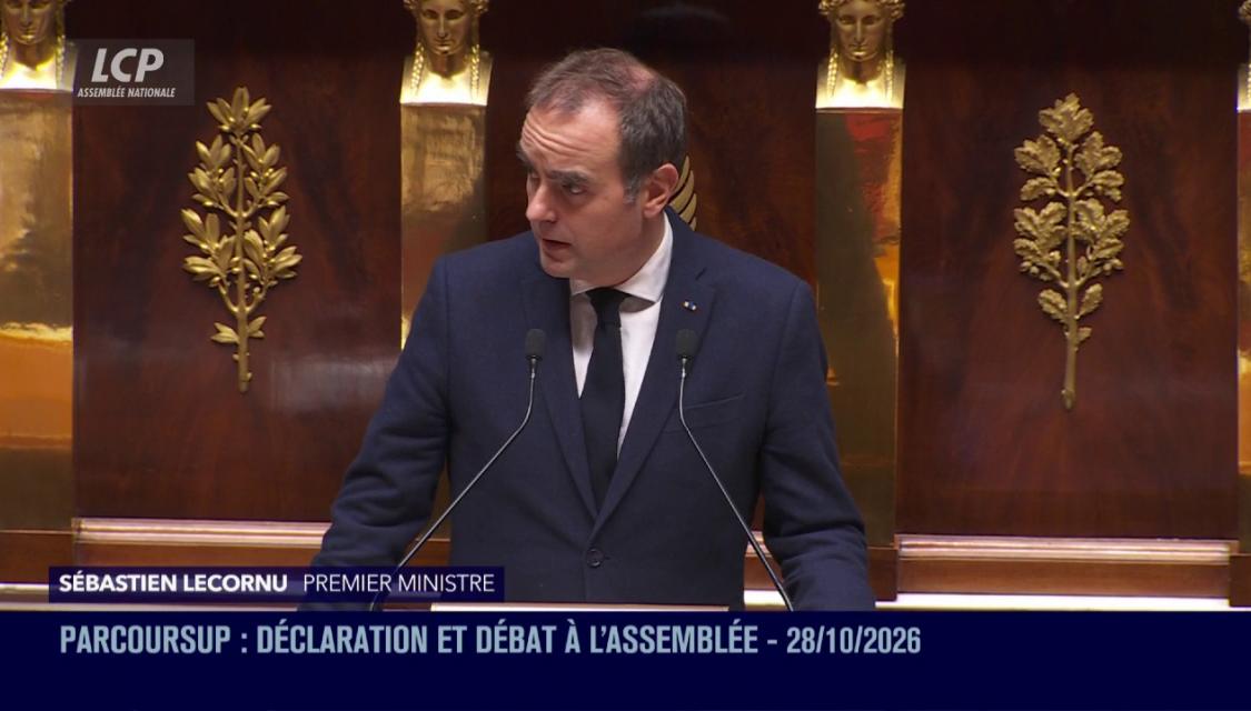 Sébastien Lecornu, le 28 octobre 2026.