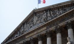 Fronton de l'Assemblée nationale.