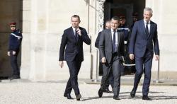 Olivier Dussopt, Gérald Darmanin et Bruno Le Maire restent au gouvernement (AFP)