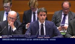 Gabriel Attal auditionné par la commission des finances, le 4 février 2025