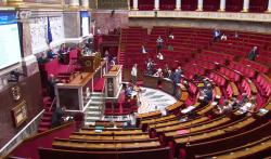 Hémicycle de l'Assemblée nationale, le 19 mai 2025