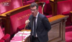 Philippe Baptiste dans l'hémicycle, le 7 mai 2025