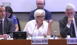 Catherine Vautrin en commission des Affaires sociales, le 25 juin 2025