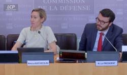 Laure Miller et Arthur Delaporte à l'Assemblée nationale, le 12 juin 2025