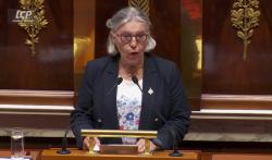 Nicole Dubre-Chirat dans l'hémicycle, le 10 juin 2025