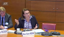 Claire Hédon en commission, le 16 septembre 2025