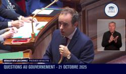 Sébastien Lecornu, le 21 octobre 2025