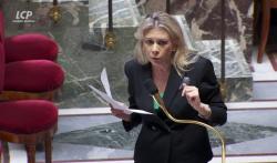 Sylvie Josserand dans l'hémicycle, le 30 octobre 2025