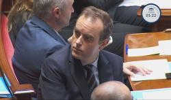 Sébastien Lecornu à l'Assemblée nationale, le 15 octobre 2025. (image LCP)