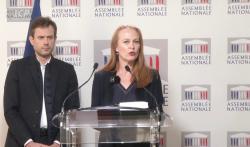 Violette Spillebout et Paul Vannier, le 20 novembre 2025.