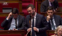 Christophe Bentz (RN), dans la nuit du 8 au 9 novembre 2025. LCP