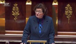 Colette Capdevielle dans l'hémicycle, le 12 décembre 2025