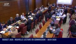 Commission des finances, le 8 janvier 2026