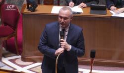 Laurent Panifous dans l'hémicycle, le 16 janvier 2026