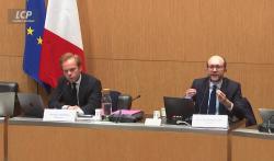 Charles Alloncle (UDR) et Jérémie Patrier-Leitus (Horizons) le 4 février 2026