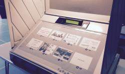 Une machine à voter à Stains, en 2015 (© Wikimedia)