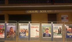 Affiches de campagne pour l'élection municipale à Nice