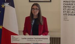 Aurore Bergé, ministre chargée de la Lutte contre les discriminations, le 17 avril 2026