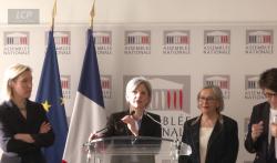 Laure Miller, Sandrine Rousseau, Annie Vidal et Gabrielle Cathala