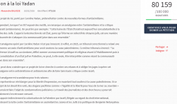 Pétition Non à la loi Yadan