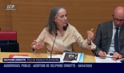 Delphine Ernotte à l'Assemblée, le 8 avril 2026