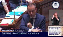 Sébastien Lecornu, le 26 mai 2026.