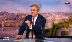 Jean-Luc Mélenchon sur le plateau de TF1 le 3 mai 2026