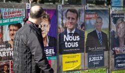 Des panneaux électoraux lors de l'élection présidentielle de 2022